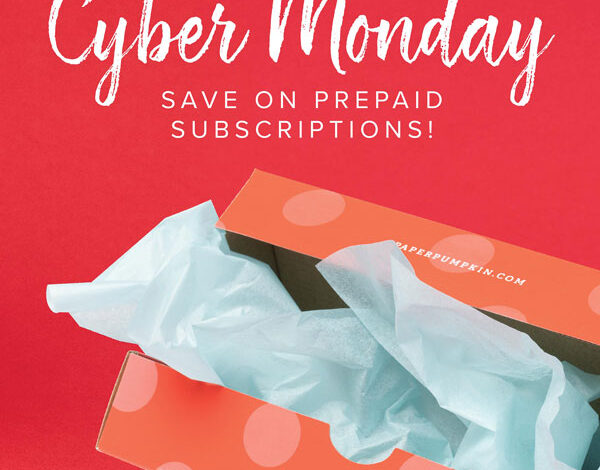 Paper Pumpkin Cyber Monday