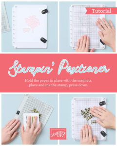 stamp alignment tool stampin positioner